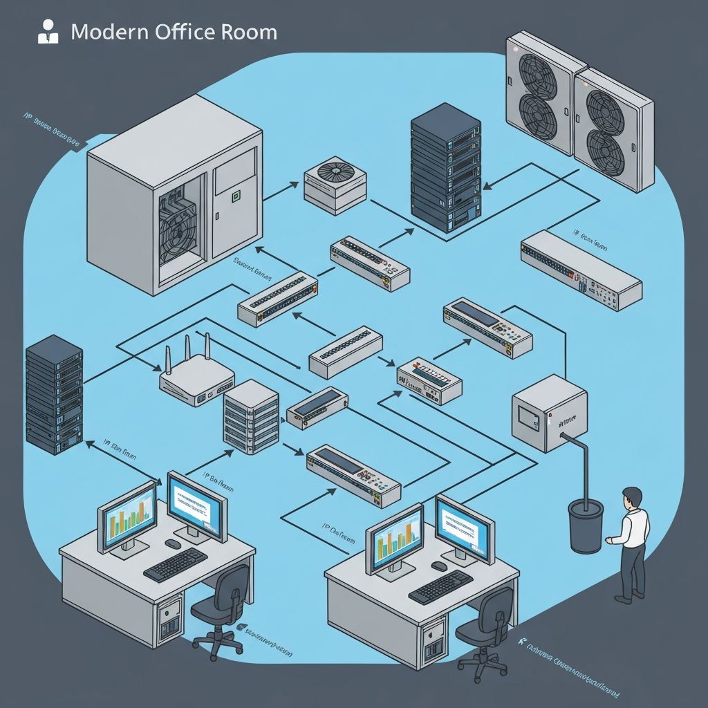 Infrastructură IT - Clădire birouri A class